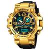 Fashion STRYVE 8025 Men's Watch Luxury 50M Waterproof Watch for Men with Analog-Digital Dual Movement Multifunctional Wristwatch