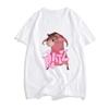 Women Ratz Mouse Cartoon Print T-Shirt Harajuku Cool Loose Short Sleeve Casual Streetwear Daily Fashion Basic Tee Top