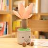 Creative Plush Tulip Succulent Ornaments – Fun Simulated Potted Decor for Home, Study, or Living Room