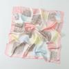 Women S 70cm Floral Printed Square Scarf For All Seasons