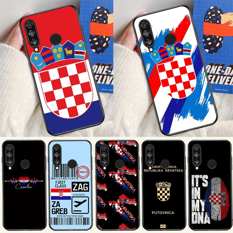 Croatia flag For Huawei Nova 9 10 SE 12i 12s 11i 5T Y91 Y90 Y60 Y70 Y72 Y61 P60 Pro P20 P30 P40 Lite Case