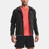 Under Armour Qualifier Storm Packable Woven Breathable Running Hooded Jacket Men Black 1326597-010