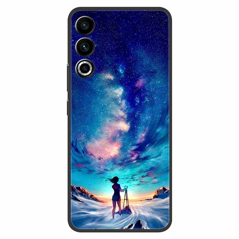 For Meizu 20 Case 6.55" Capa Silicone Painted Soft Black Cover for Meizu 20 2023 Covers Para Meizu20 Coque TPU Protective Shells