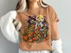 Cute Halloween Turtle T-Shirt, Trick or Treat Spooky Reptile Graphic Tee, Kawaii Fall Animal Shirt, Fun Autumn Halloween Party Outfit