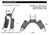 Motorcycle Tail Bag Base Support Rack Universal Mounting Pad for Rear Seat Bag Installation Motocross Luggage Carrier