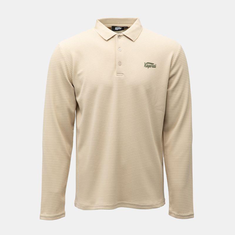 Polo texturé manches longues jilan Homme KAPORAL
