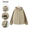 Stylish Spring Windbreaker for Middle-Aged Women - Lightweight, Fashionable, Large Size Jacket for Spring and Autumn