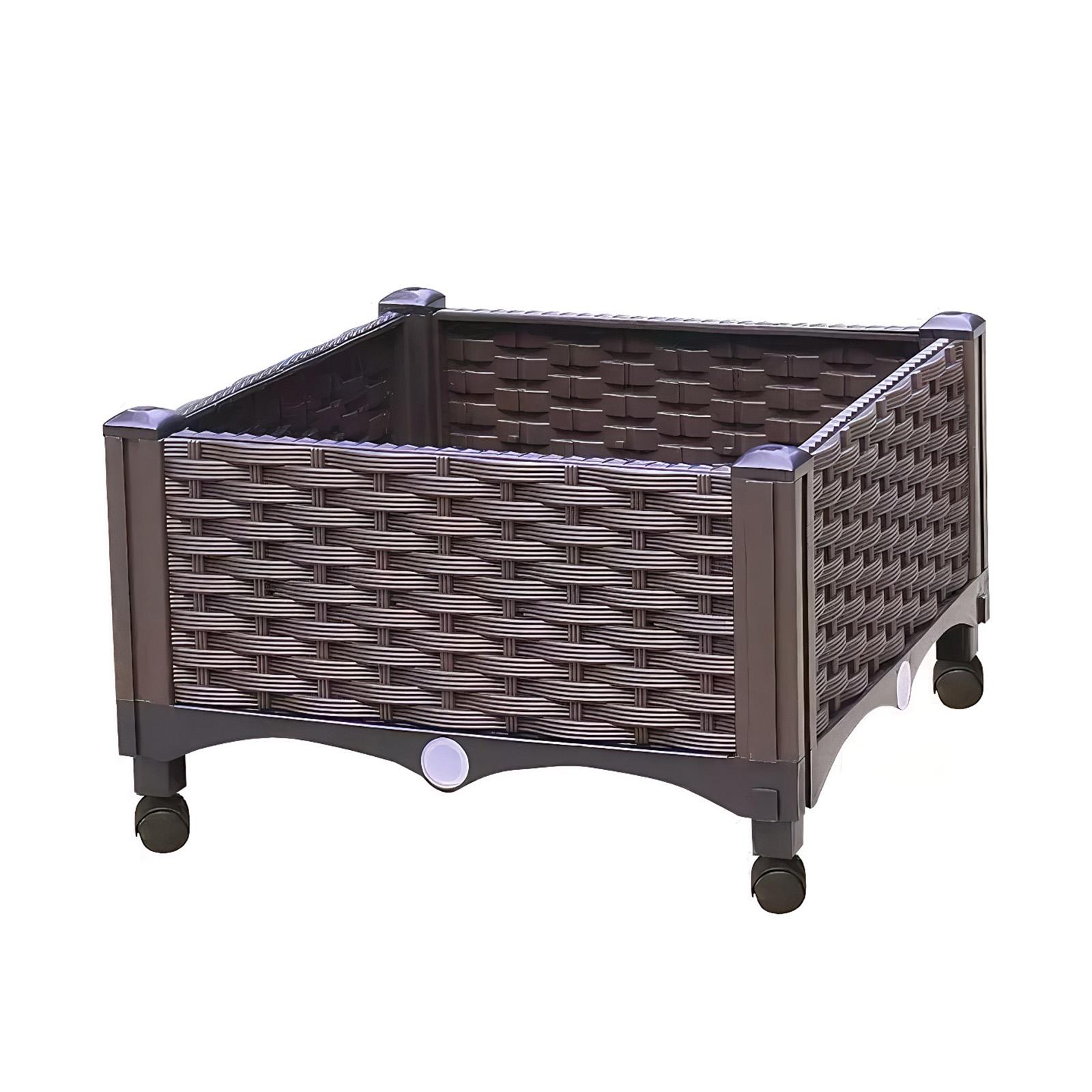 Raised Beds with Drainage Plug Outdoor Raised Garden Bed for Backyard Patio Balcony