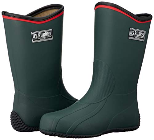Okamoto U.S. Rubber RMA-1903 Alkali-Resistant Gardening Boots, Khaki, Size 23 cm