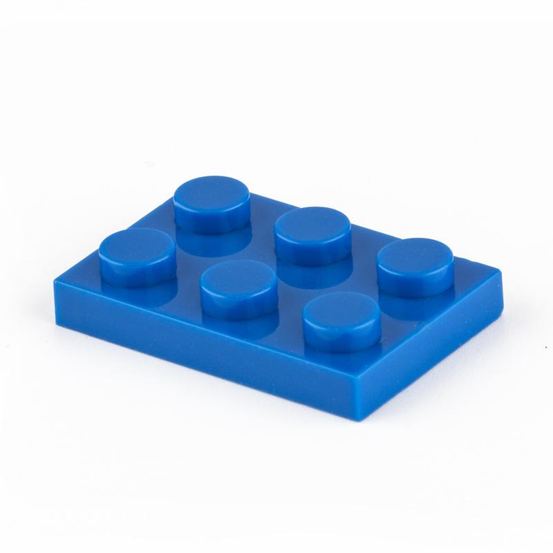 

Non-Toxic 50Pcs/Lot Size 2X3 Dot Plate Moc Assemble Particles Diy Building Blocks 2*3 Figures Bricks Educational Creative Toy For Kid 3021