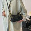 Simple Solid Color Pu Shoulder Underarm Bags for Women Portable Ladies Chain Crossbody Bag Versatile Female Hobos Handbags Purse