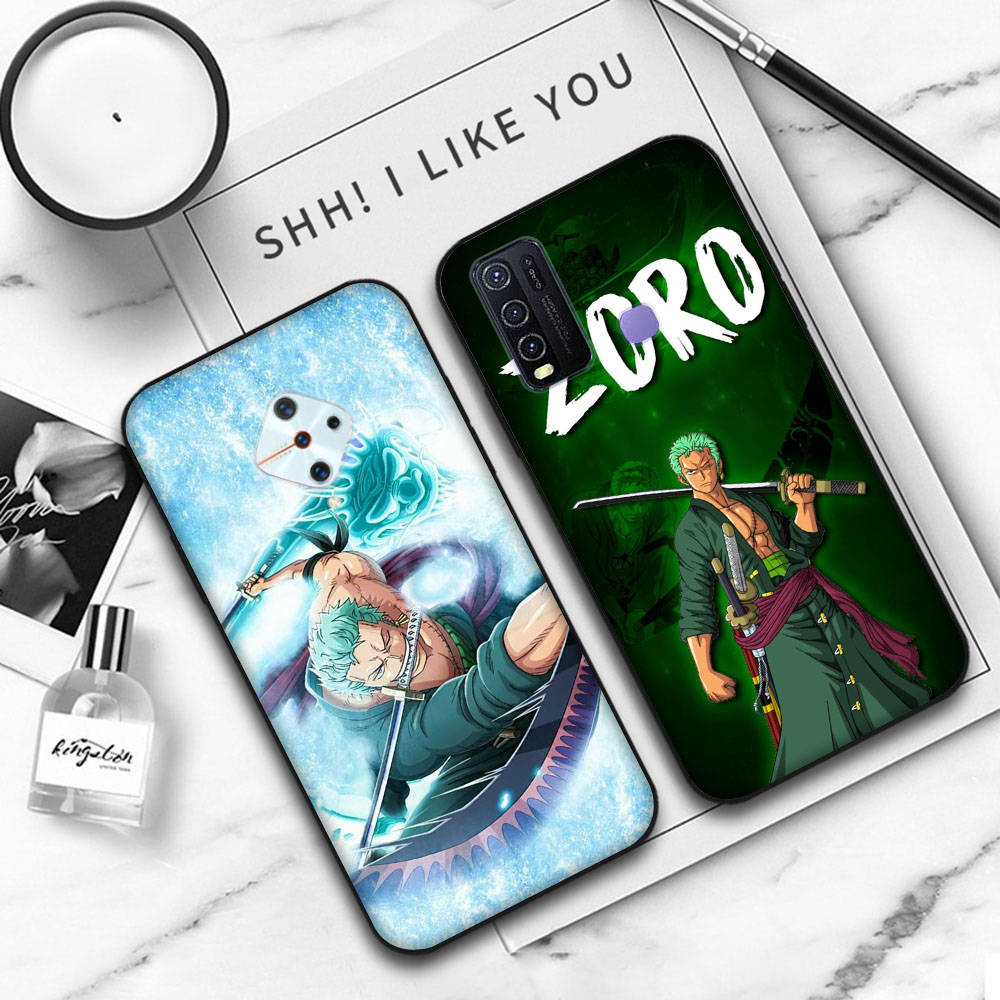 JW67 Robin Zoro Black Soft Case for iPhone 16 15 Plus 14 13 Pro 8 SE XR XS Max P30 Nova 5T Y5P Y6 Y7 Y8P Y9 Realme C30 C33 C31 VIVO Y36 V27