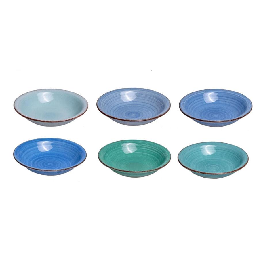 

Тарелка глубокая Tiefer Teller Ocean Blue 6 штук, набор - Cookinglife