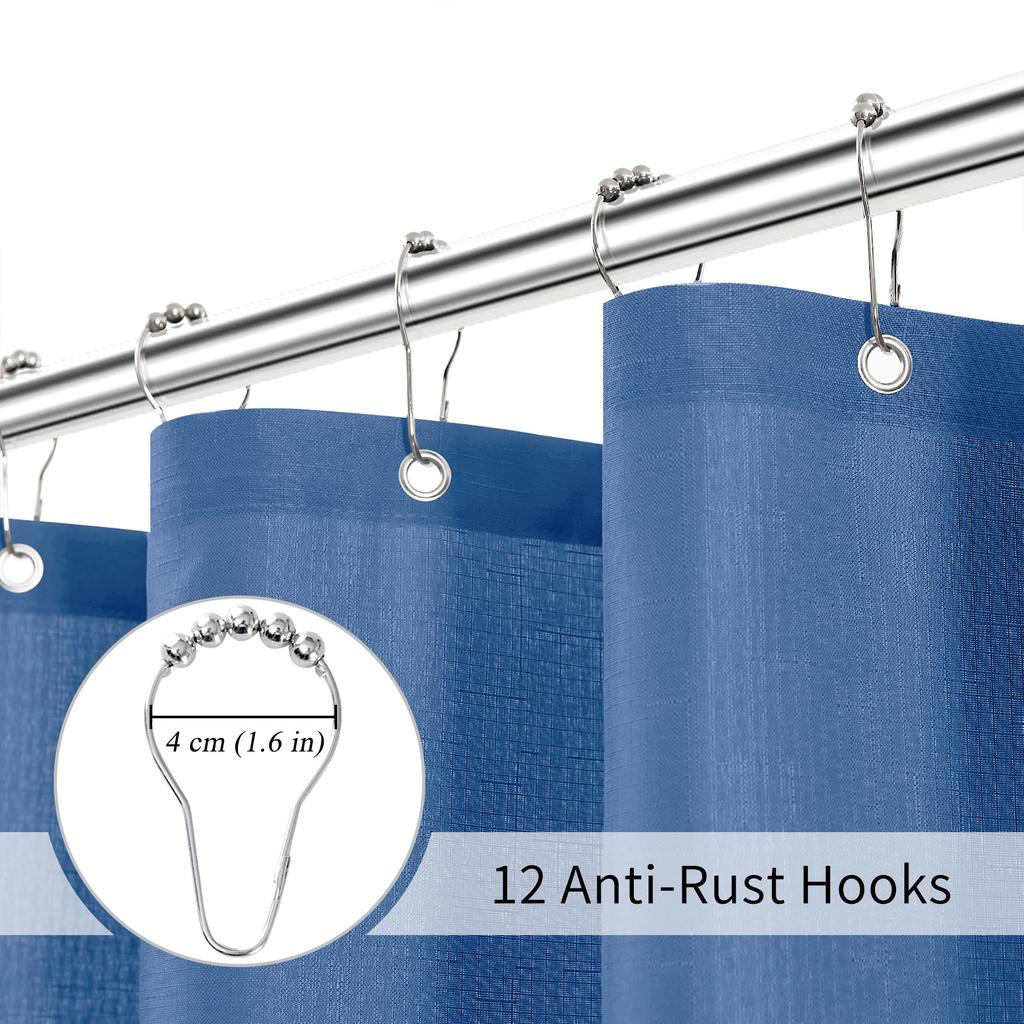 Shower Curtain Solid Color Bathroom Curtain Household Bathing Curtain Shower Curtain for Home Hotel