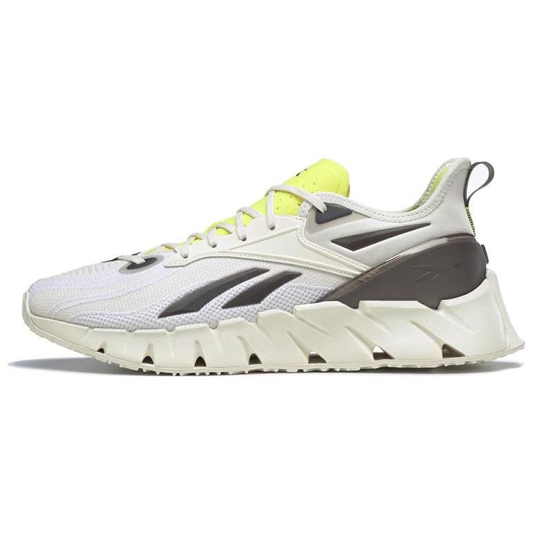 Reebok Zig Kinetica 3 Low Top Running Shoes Unisex sneaker Yellow White HR1322