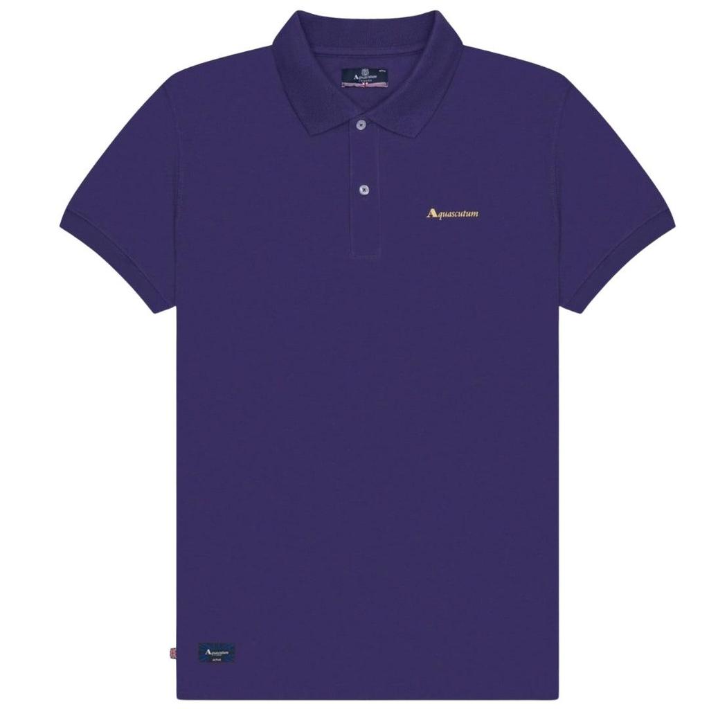 Aquascutum Mens Active Cotton Dri-FIT Polo Shirt