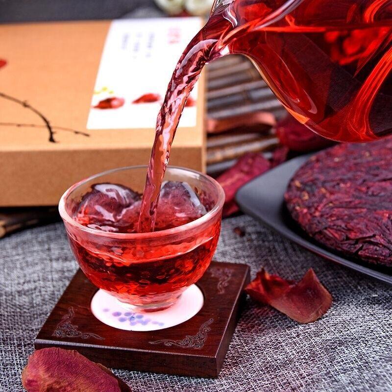 200g Roselle Hibiscus Sabdariffa Floral Flower Tea Cake Blooming Tea