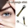 1pc Eye Roller Massage Stick Eye Cream Applicator Cosmetic Spatula Anti Wrinkle Facial Gold Alloy Face Thin Skin Care Tool