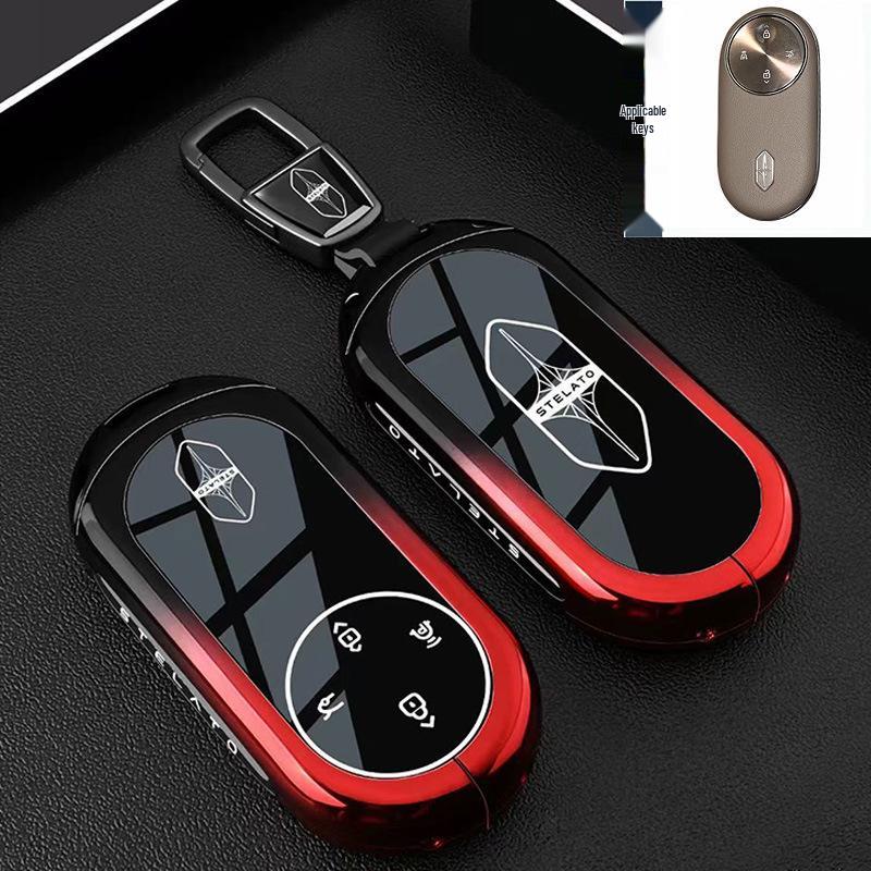 Anwendbare STELATO Enjoy S9T Schlüsseltasche für Modell 25/26/2026 - Neue S9 Fernbedienungs-Autotasche mit Schnalle.