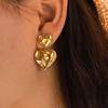 Irregular Geometrrings For Women Retro French Earrings Design Simple Temperament Senior Fashion Jewelry Gift
