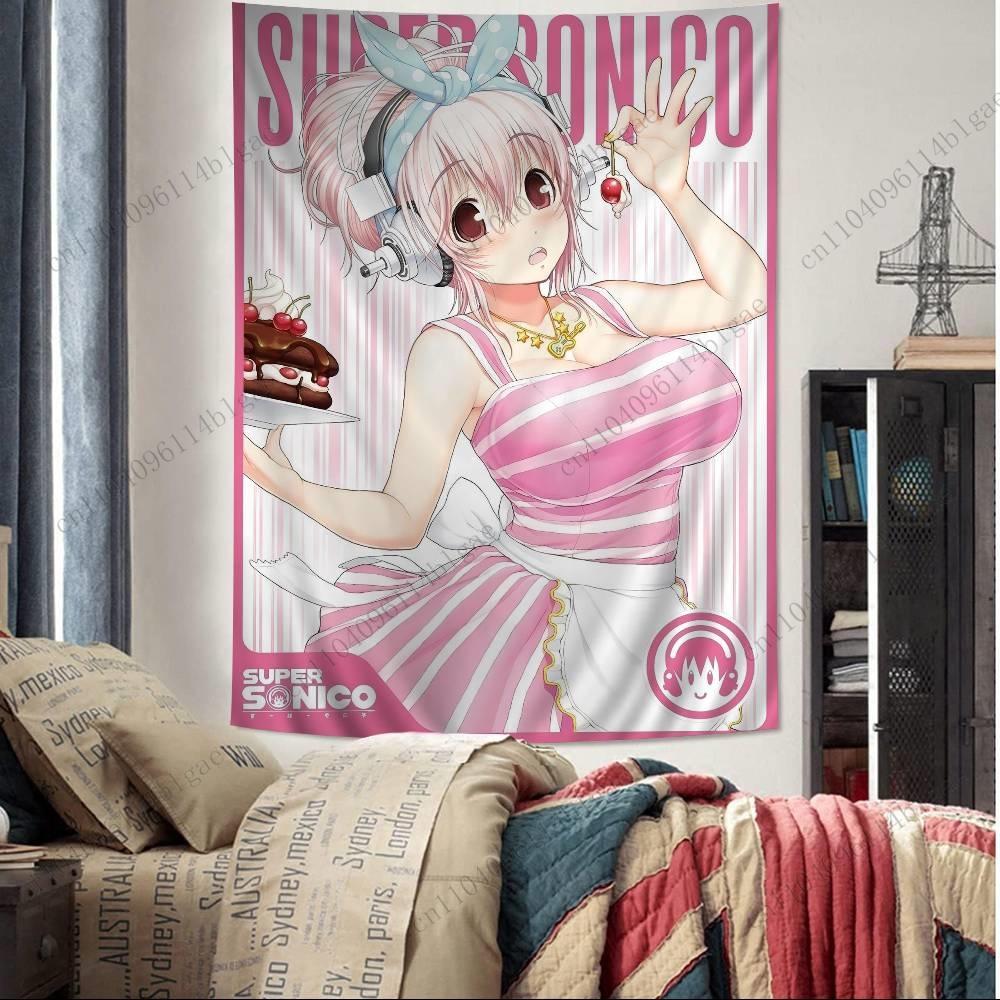 Anime Girl Tapestry Kawaii Anime Wall Decor Cute Anime Wall Art Anime Theme Home Decoration Theme Background Tapestry Wall Hangi