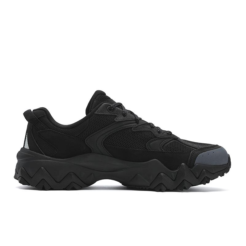 FILA Oakmont 2S Fashion Versatile Simple Comfortable Trendy Wear-Resistant Breathable Low-Top Casual Shoes Men sneaker Black F12M522120FBK