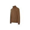 Polo Ralph Lauren Solid Color Mock Neck Fitted Long Sleeve Sweater Men sweater Brown 710876756-013