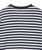 IL CORSO Bold Reversible Striped Long Sleeve T-Shirt Navy