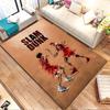 Basketball Duel Art - Slam Dunk Patterned carpet, non slip mat suitable for living room and bedroom sofas