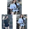 Zomerse Mode Offshoulder Gedeelde Gerimpelde Taille T-shirt Voor Dames