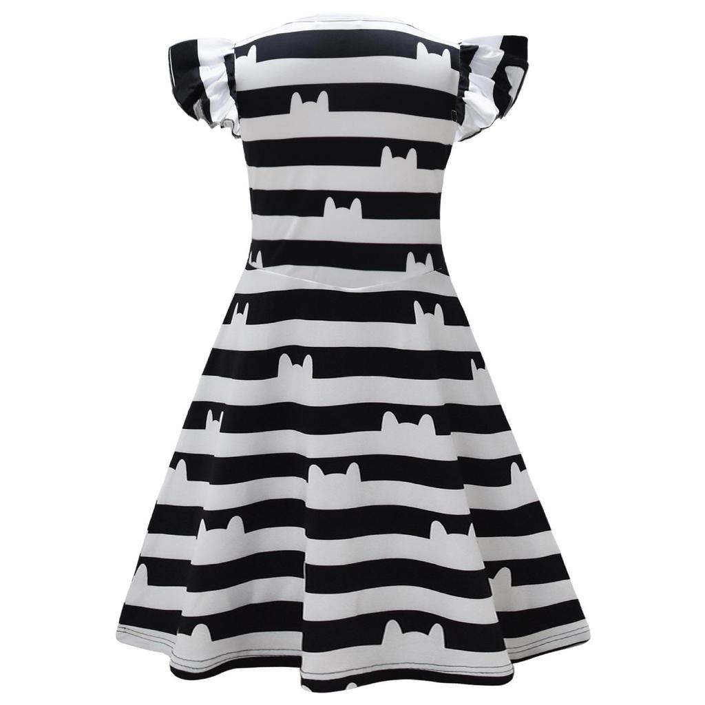 Set Vestito da Principessa e Borsa per Casa delle Bambole di Gabbi - Gonna con Maniche a Sbuffo per Bambine 2697