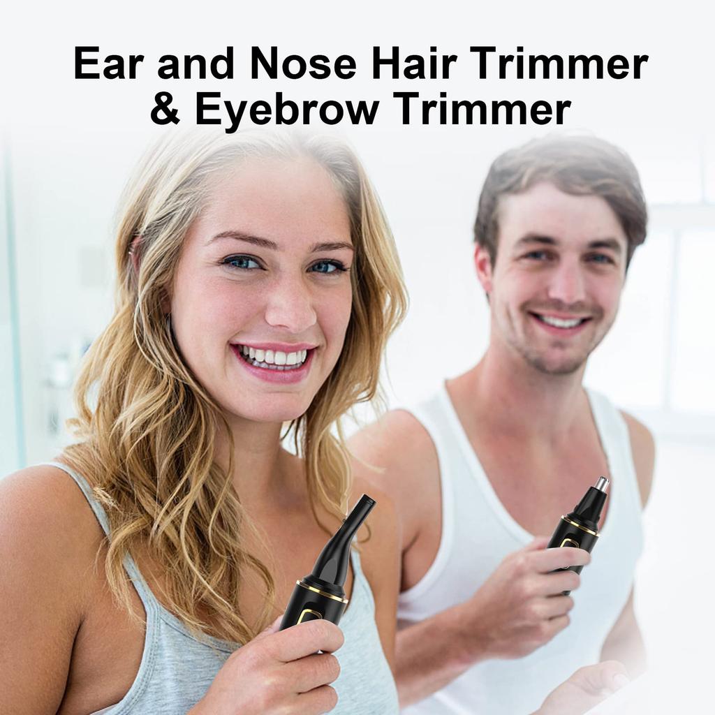 XOOMRSCP Nose Hair Trimmer for Facial Hair Trimmer with IPX7 Waterproof Dual Edge Blades Men,Professional