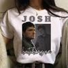 Josh Hutcherson tshirts women Japanese Y2K tshirts female harajuku funny 2000s clothing