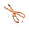 Wooden Portable Kitchen and BBQ Food Tongs for Desserts, Pastry, and Bread