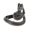 Gothic Rattlesnake Wrap Ring Serpent Adjustable Ring Unisex Birthday Jewelry