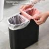 Modern Color Trash Can for Small Space In Apartments and Bathroom Kitchen Waste Bin for Home Office Decoration