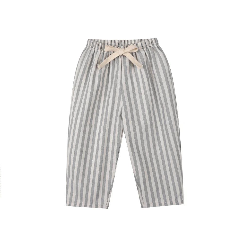 Stripe Children's Pants for Boys Girls Spring Summer Casual Toddler Kids Capri Pants