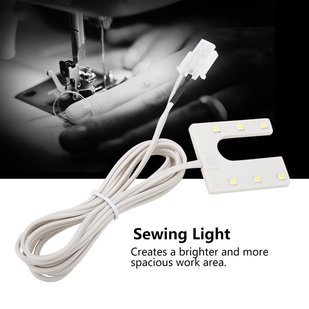0.3W 5V 6 LED Sewing Machine Accessory LED Working Light U Shaped Table Lamp
