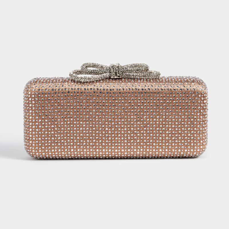 Fashion Clutch Diamond Evening Silk Fabric Crossbody Shoulder Lady Luxury Brands Bags Replicas Exact Square Purses New Handbags