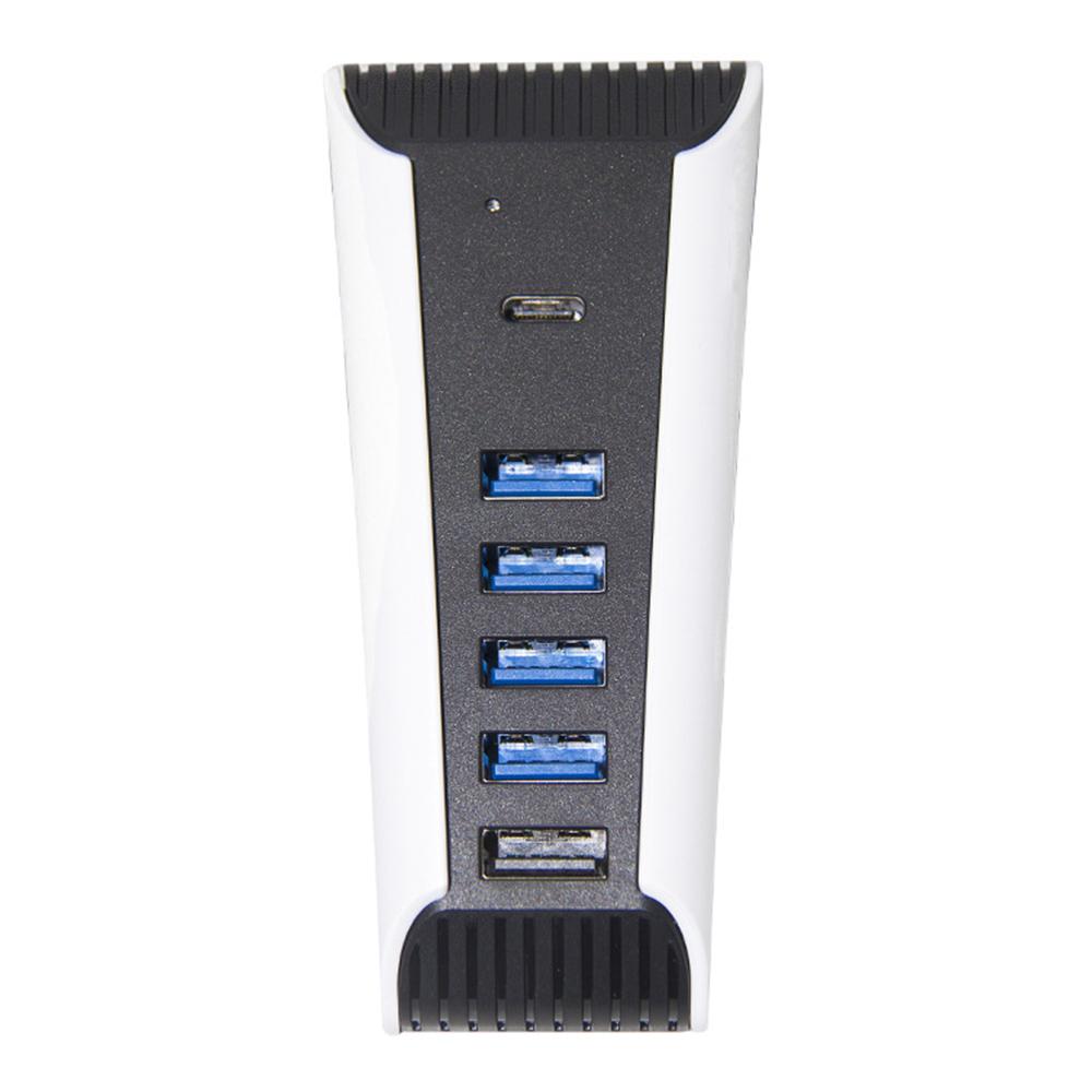 

HONSON USB Hub Splitter Expansion Docking Station for PS5 Console As Shown A