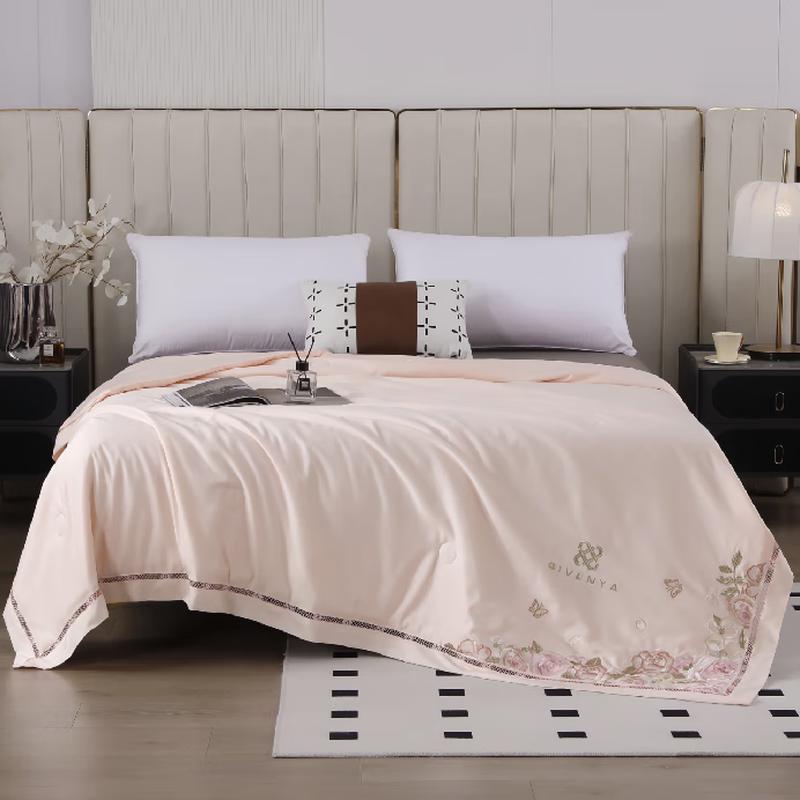 Givenya Tencel Embroidered 100% Cotton Quilt