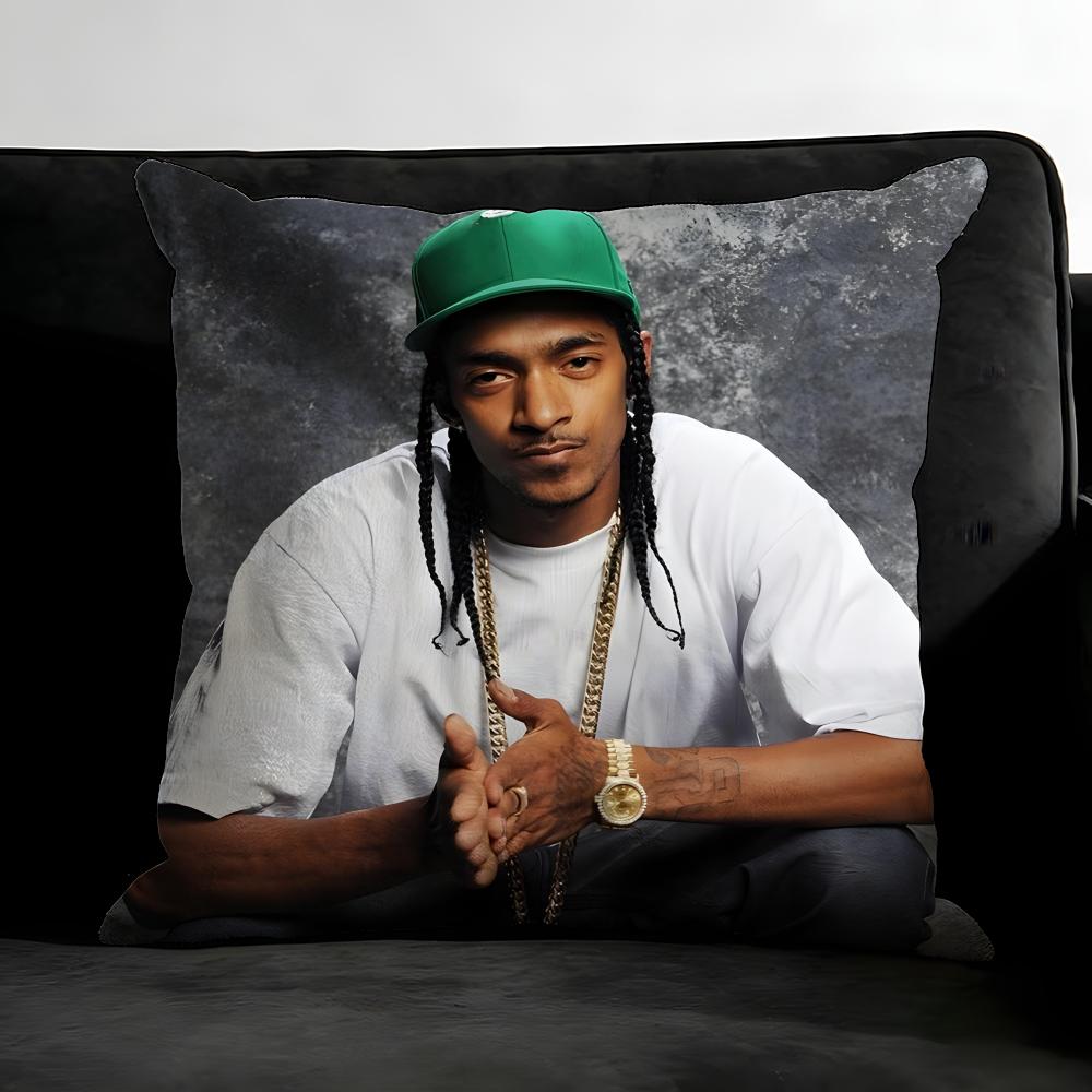N-Nipsey Husslee Rapper Cushion Cover Pillowcase Ultra Soft Skin Friendly Fabric Cloud Like Comfort & Concealed Zipper