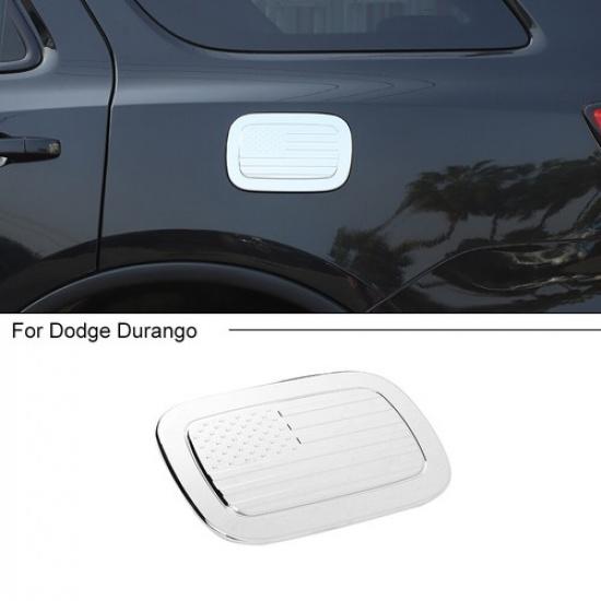 Chrome Front Fuel Tank Gas Lid Cap Door Cover For Dodge Durango 11+ Accessories
