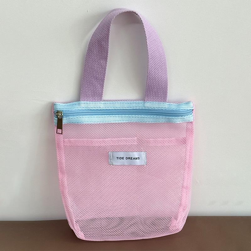 Large Capacity Breathable Mesh Travel Toiletry Bag