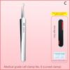 Ultra-Fine Cell Pimples Blackhead Clip Tweezers Beauty Salon Remover Acne Needle Blackhead Deep Cleaner Clip Face Skin Care Tool
