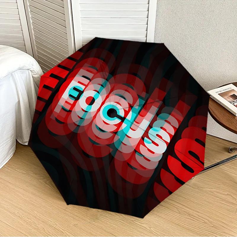 1pc Focus Automatic Open/Close Umbrella, Formal Events - Ideal Gift for Family or Friends, Outdoor Accessory yy251211176