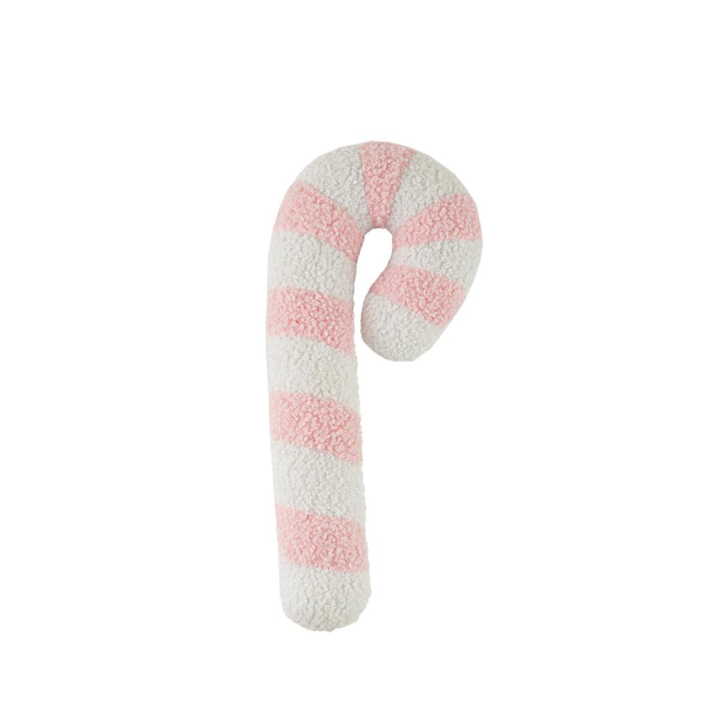 Pink Cane Hug Pillow Doll - Christmas Decoration Throw Pillow