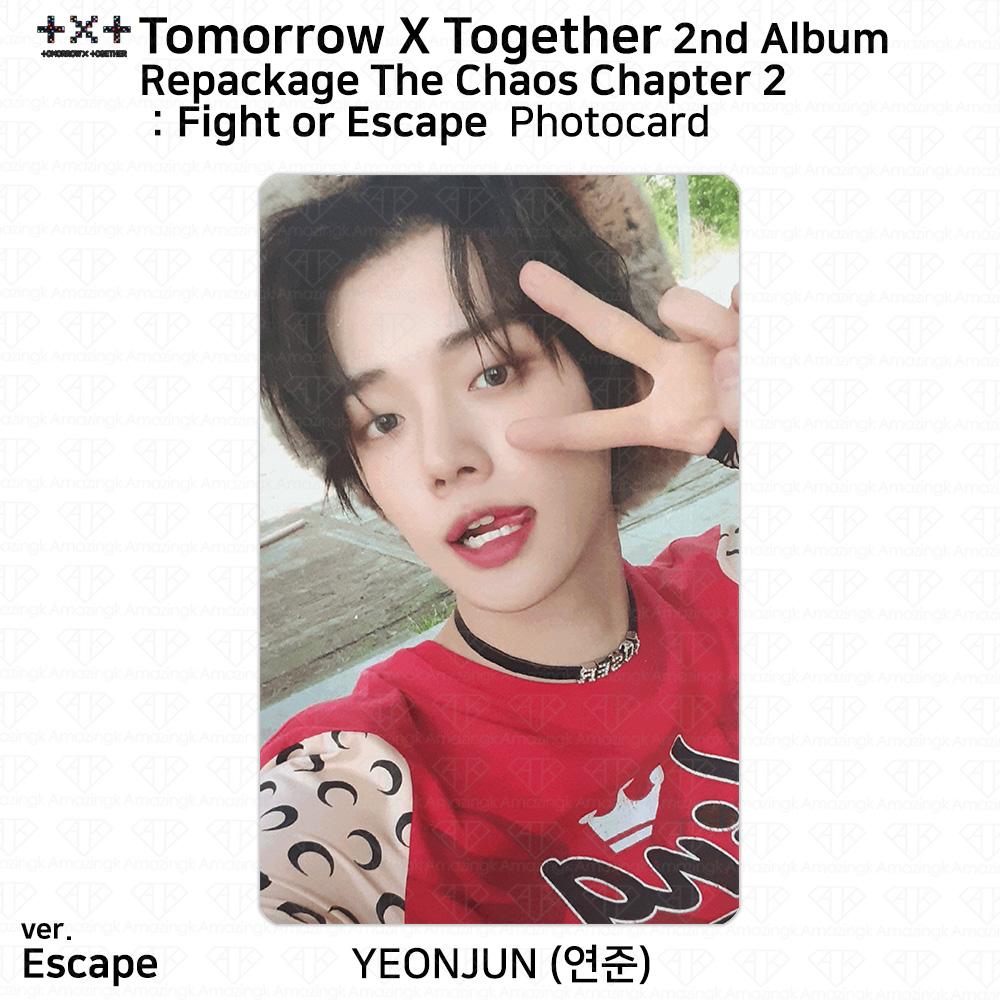 TXT 2. Album neu verpacken The Chaos Kapitel 2 Kampf oder Flucht Fotokarte Postkarte