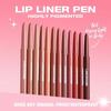 Matita Labbra Opaca 12 Colori Impermeabile Stain Labbra Volumizzante Rossetto Nude Naturale Rosa Matita Labbra Contorno Labbra Professionale Trucco Contorno