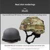 MICH2000 Tactical Helmet with 2nd Gen Cover, 1.3KG Fiberglass, Anti-Riot & Anti-Impact, 57-60CM for Security